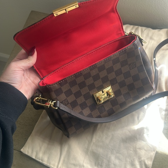 Louis Vuitton Checkered Brown Handbag - Picture 4 of 5
